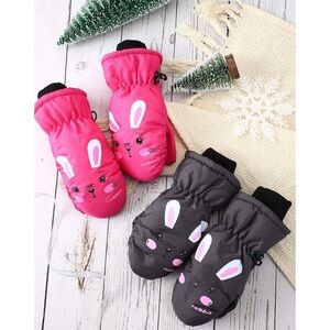 Children’s cute bunny mittens - set of 2